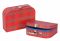 Набір ігрових валіз (2 шт.) goki Червоні в смужку 60103G