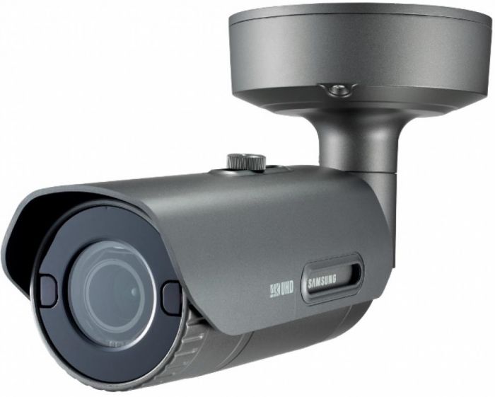 IP - камера Hanwha PNO-9080RP/AC, 12 Mp, 30fps@8 Mp/ 20fps@12 Mp, 2.2x M-V/F (4.5~ 10mm), 120dB WDR, 0.3Lux@F1.3 (Color), H.265,