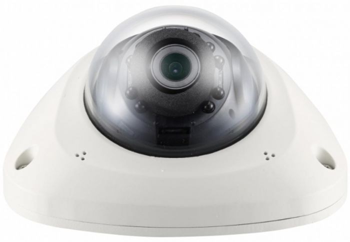 IP - камера Hanwha SNV-L6013RP/AC, 2Mp, 30fps, IR LED (0Lux), IR Length 15m, 3.6mm fixed lens, WDR, D/N(T), LDC, Audio (Line-in)