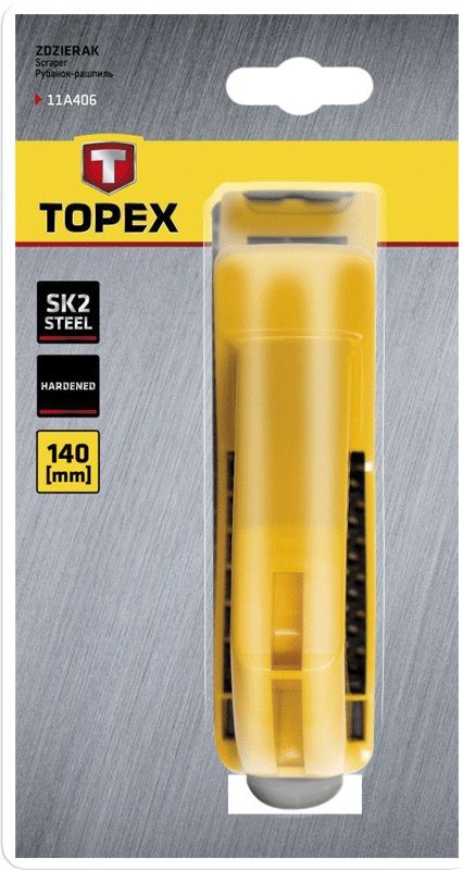 Рубанок TOPEX, матеріал пластмаса, 140 мм