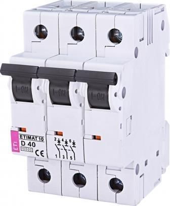 Автоматичний вимикач ETIMAT 10  3p D 40А (10 kA)
