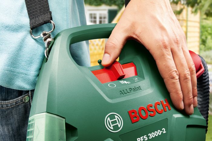 Фарборозпилювач Bosch PFS 3000-2, 650 Вт, 300 мл/хв, контейнер 1Л, 2 м2/хв, 2.8 кг