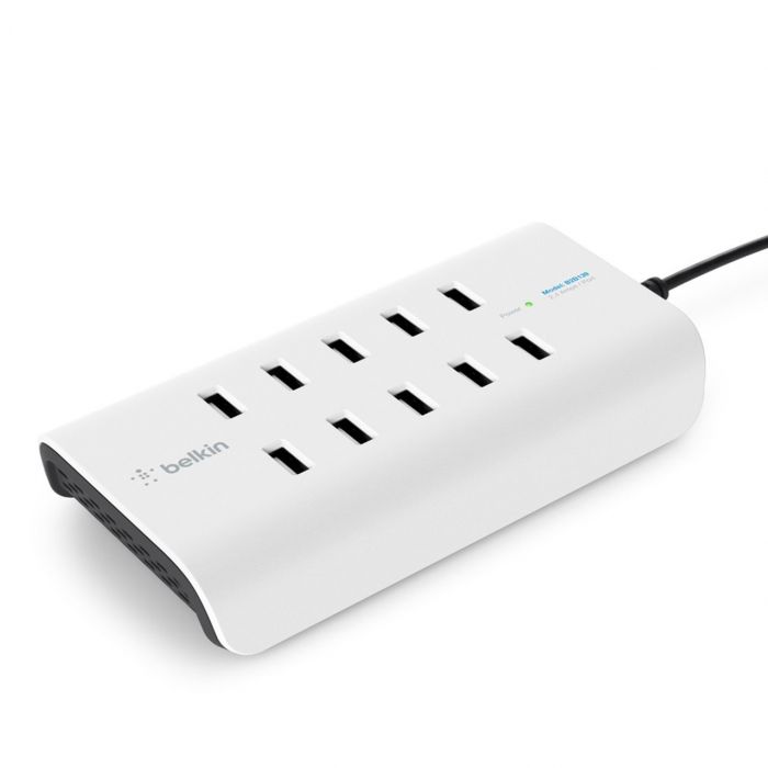 Станція для підзарядки Belkin RockStar 10 PORT USB-A CHARGER 2.4 Amp, 120W