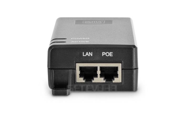 PoE-Інжектор DIGITUS PoE Ultra 802.3at, 10/100/1000 Mbps, Output max. 48V, 60W