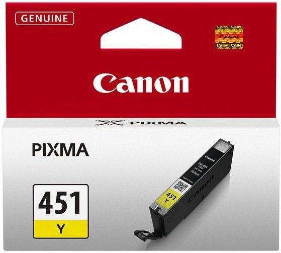 Картридж Canon CLI-451Y XL (Yellow) PIXMA MG5440/MG6340