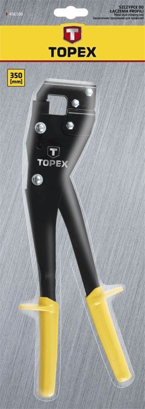 Просікач для гіпсокартону TOPEX, тримач прогумований, антиковзкий, 350 мм