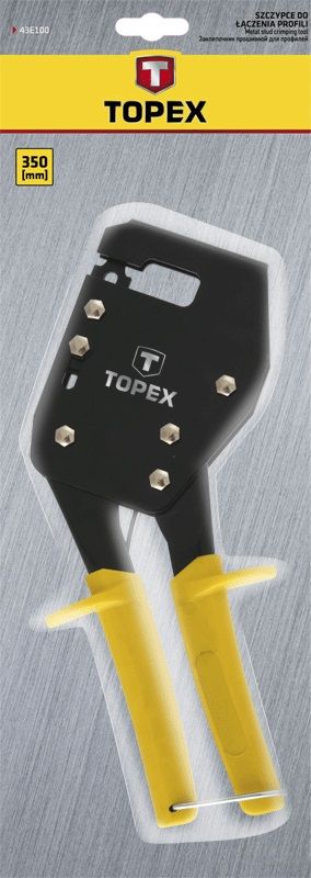 Просікач для гіпсокартону TOPEX, тримач прогумований, антиковзкий, 260 мм