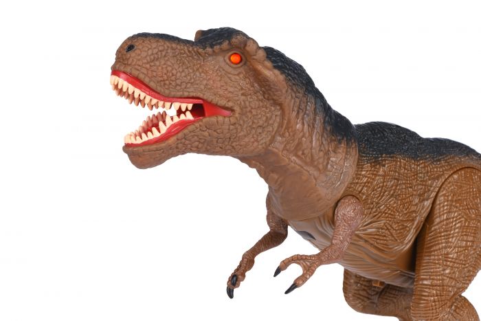 Динозавр Same Toy Dinosaur World Тиранозавр коричневий (світло, звук) RS6123Ut