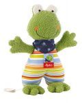 Мяка музична іграшка sigikid Жаба 23см 48895SK