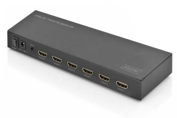 Відеосплітер DIGITUS HDMI (INx1 - OUTx8) 4K UHD