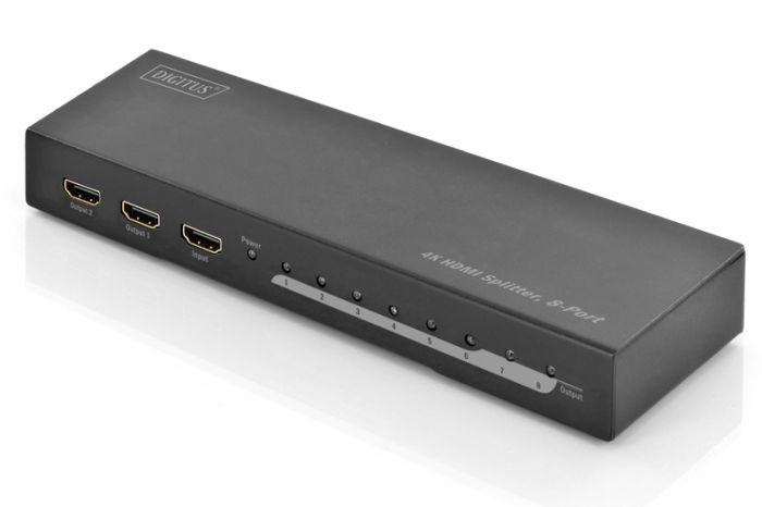 Відеосплітер DIGITUS HDMI (INx1 - OUTx8) 4K UHD