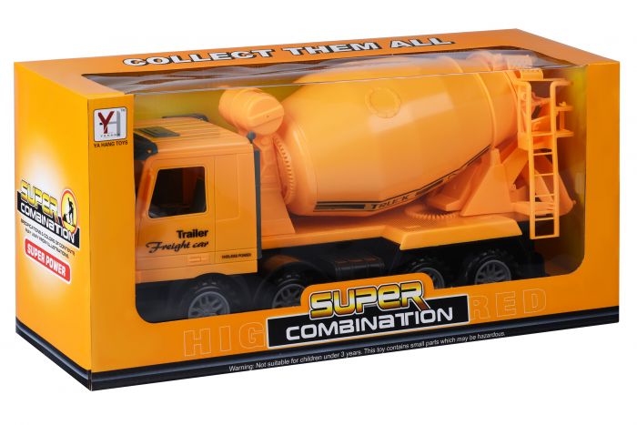 Машина інерційна Same Toy Super Combination Бетонозмішувач жовтий 98-85Ut-2