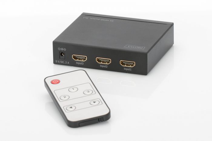 Відеокомутатор DIGITUS HDMI (INx3 - OUTx1),4K