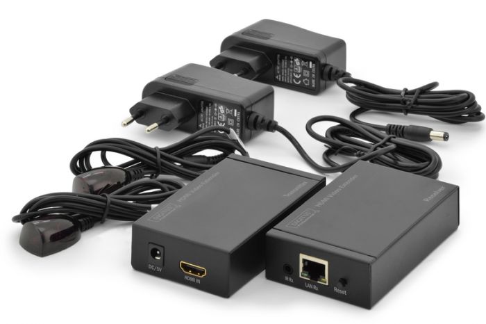 Подовжувач DIGITUS HDMI через CAT 5/IP з функцією ІЧ, 120m