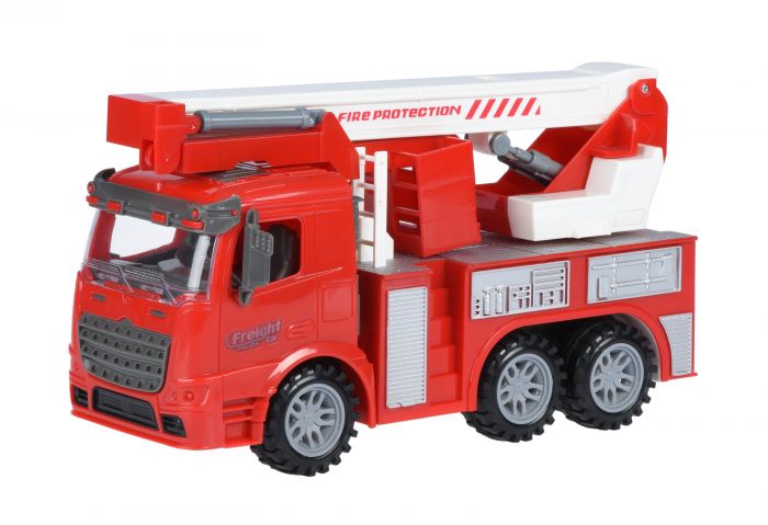 Машинка інерційна Same Toy Truck Пожежна машина з підйомним краном 98-617Ut