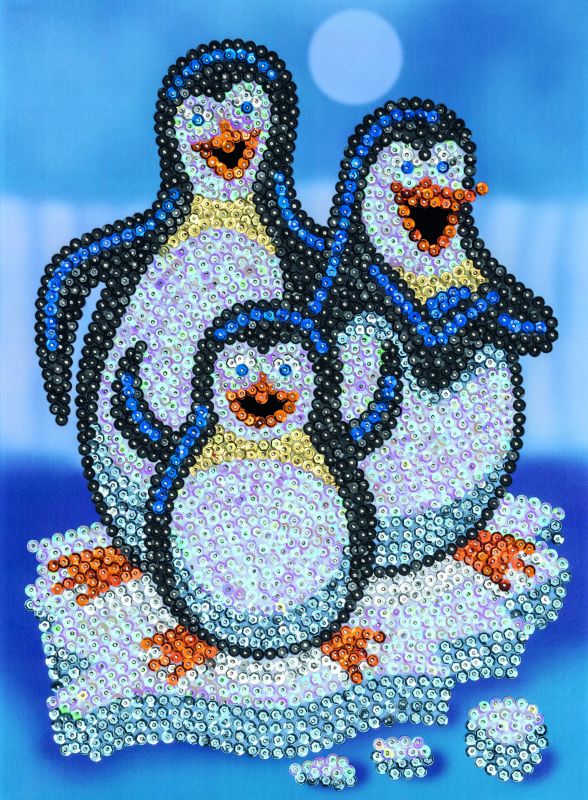Набір для творчості Sequin Art RED Пінгвіни Пепіно SA1503