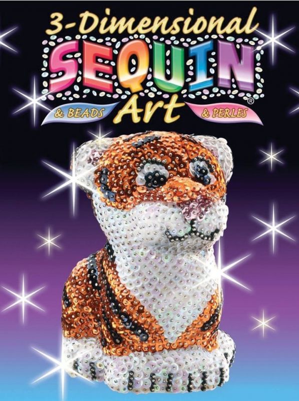 Набір для творчості Sequin Art 3d Тигр