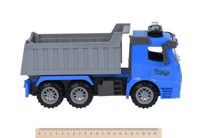 Машинка енерційна Same Toy Truck Самоскид синій зі світлом і звуком 98-611AUt-2