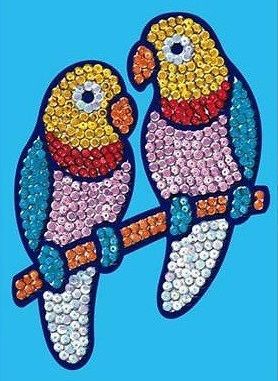 Sequin Art Набір для творчості Папуги нерозлучники