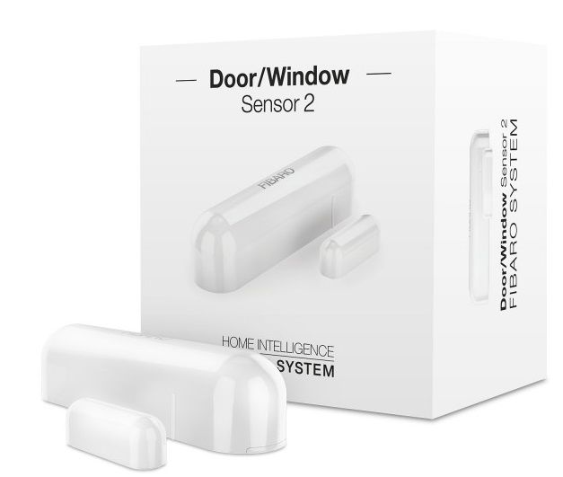 Розумний датчик відкриття дверей / вікна Fibaro Door / Window Sensor 2, Z-Wave, 3V ER14250, білий