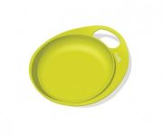 Тарілка для годування Nuvita Easy Eating дрібна 2шт. салатова NV8451Lime