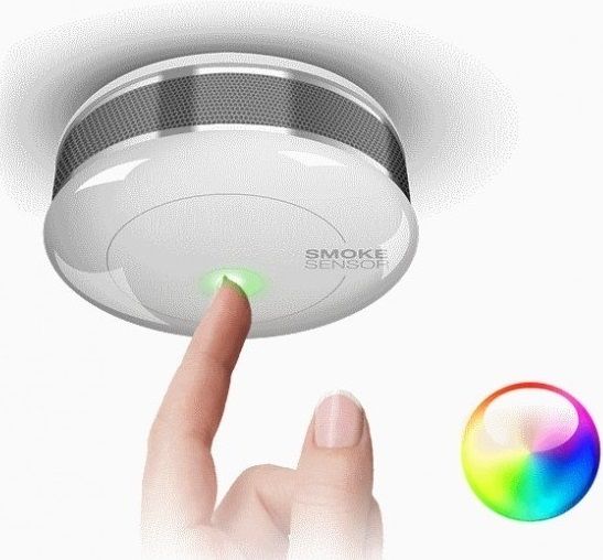 Розумний датчик диму Fibaro Smoke Sensor, Z-Wave, 3V CR123A, білий