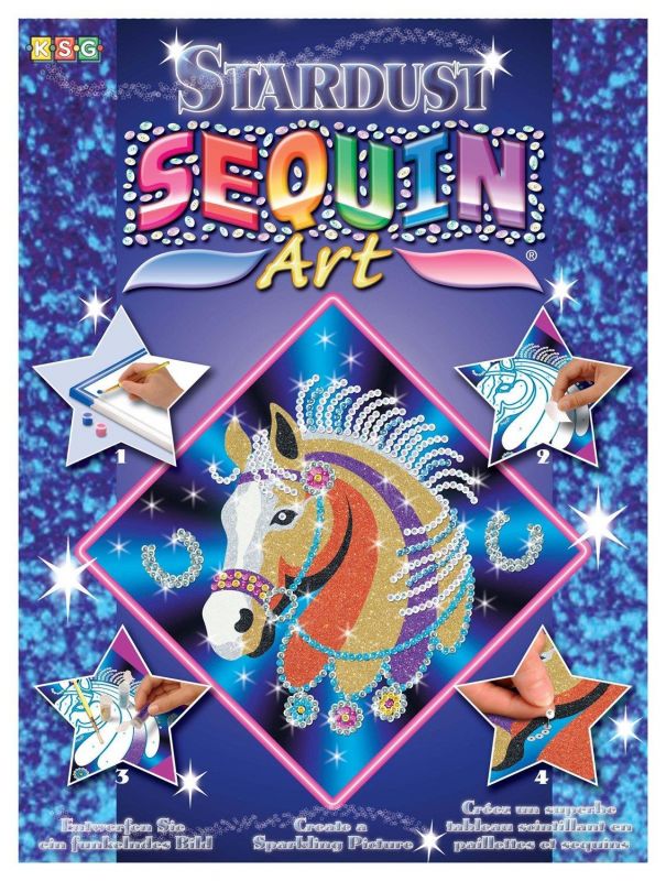 Набір для творчості Sequin Art STARDUST Кінь SA1314