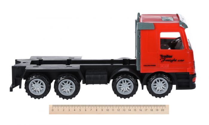 Машинка енерціонная Same Toy Super Combination Тягач червоний з трактором 98-84Ut-1