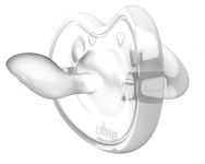 Пустушка ортодонтична Nuvita Orthosoft 0м+ біла NV7050White