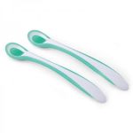 Набір ложечок з термоіндикатором Nuvita Easy Eating 6м+ 2 шт. салатовий NV8485Lime