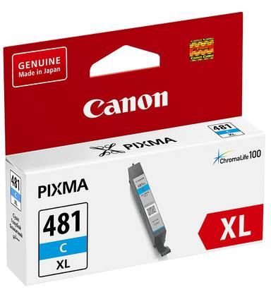 Картридж Canon CLI-481 XL PIXMA TS6140/8140/9140/TR7540/8540/TS6240/9540/8240/704/8340/6340 Cyan