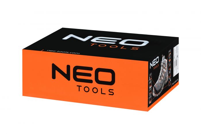 Черевики робочі Neo Tools, замш, антипрокол, сталевий підносок до 200 Дж, клас захисту S1P SRC, р.42