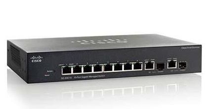 Комутатор Cisco SB SG350-10MP 10-port Gigabit POE Managed Switch