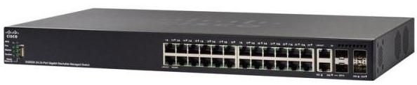 Комутатор Cisco SG550X-24 24-port Gigabit Stackable Switch