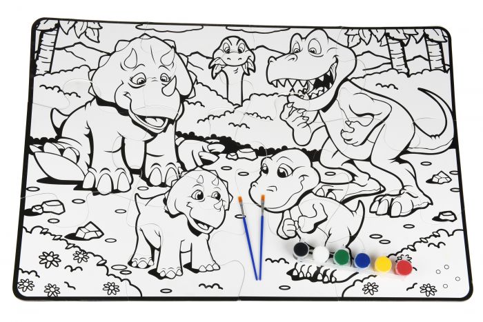 Пазл-розмальовка Same Toy Динозаври 2101Ut