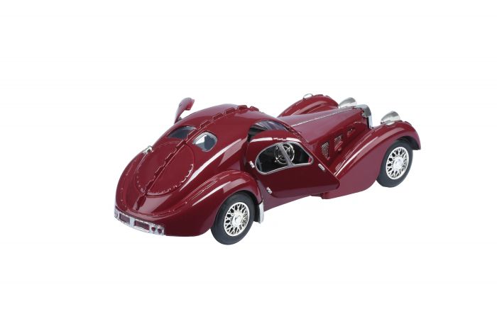 Автомобіль 1:28 Same Toy Vintage Car зі світлом і звуком Бордовий HY62-2Ut-4