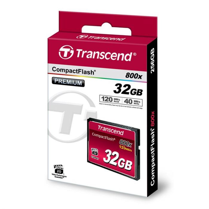 Карта пам'яті Transcend CompactFlash  32GB 800X