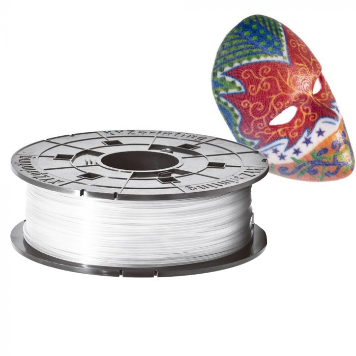 Картридж з ниткою 1.75мм/0.6кг PLA XYZprinting Filament для da Vinci Color, білий, що фарбується