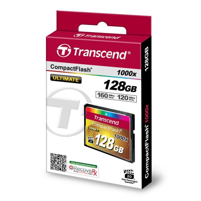 Карта пам'яті Transcend CompactFlash 128GB 1000X