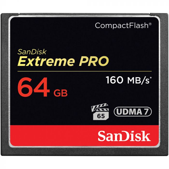 Карта пам'ятi SanDisk 64GB CF Extreme Pro R160/W150MB/s