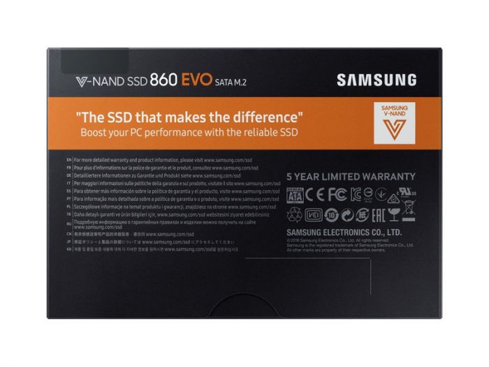 Твердотільний накопичувач SSD M.2 Samsung 860 EVO 250GB SATA V-NAND 3bit MLC