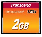 Карта пам'яті Transcend CompactFlash   2GB 133X