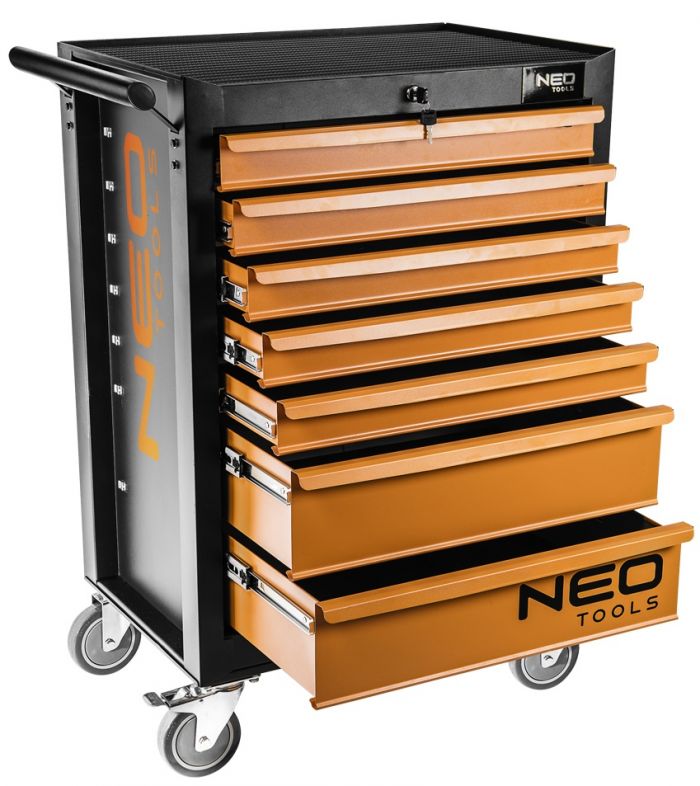 Шафа-візок інструментальна NEO, 7 ящиків, 680x460x1030мм, 280 кг, сталевий корпус
