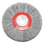 Щітка дротяна дискова Verto, 115мм, рифлений дріт, різьблення 32мм