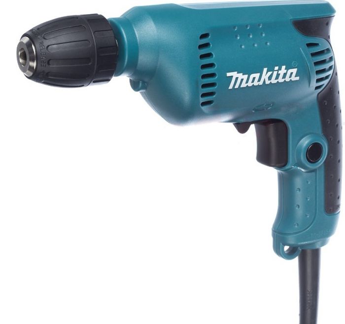 Дриль Makita 6413, 450Вт, 10мм, 0-3400об/хв, БЗП, 1.3 кг