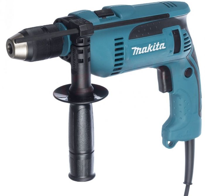 Дриль ударний Makita HP1641K, 680Вт, 13мм, 0-2.800 об/хв, 2.0 кг