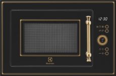 Мікрохвильова піч вбудована Electrolux EMT25203OK, 25 л, 900 Вт, Гриль, електрон. керування, Чорний