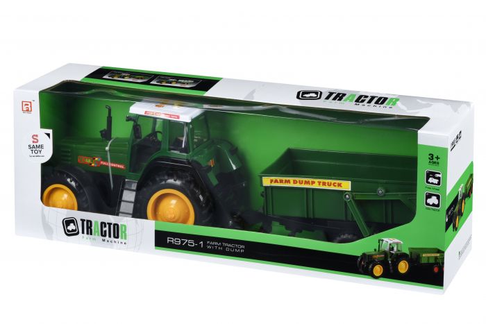 Машинка Same Toy Tractor Трактор з причепом R975-1Ut