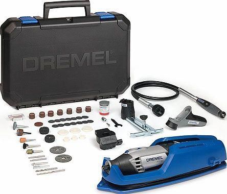 Шліфувально-гравірувальна машина Dremel 4000-4/65 EZ, 175Вт, 5000-35000об/хв, 65 насадок, 0.66кг