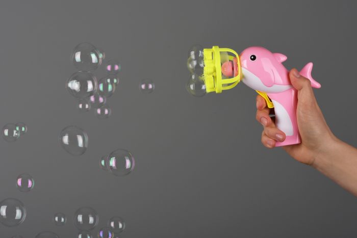 Мильні бульбашки Same Toy Bubble Gun Дельфін рожевий